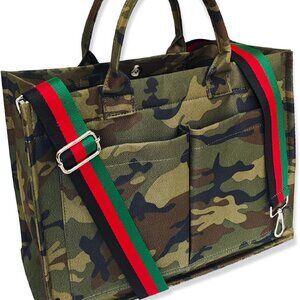 Stylish Canvas Tote Bag for Women - Practical Crossbody for Work & Travel